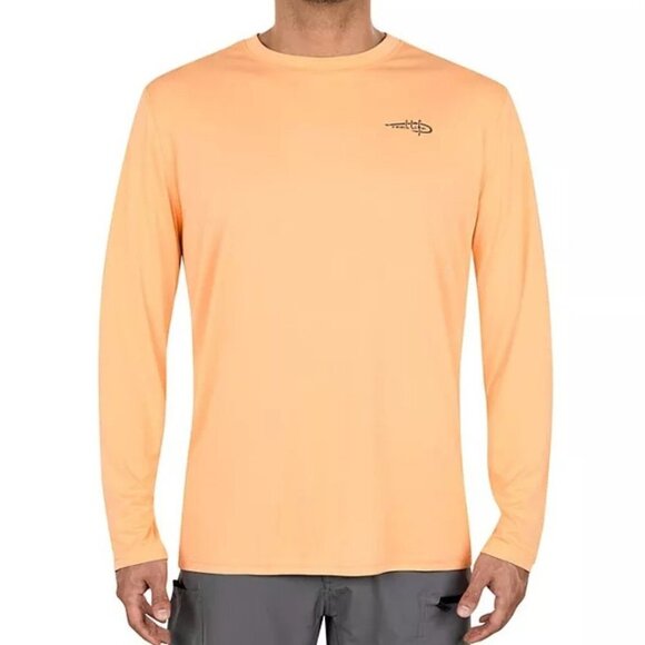 Reel Life Men's Sun Defender Long Sleeve UV Tee UPF 50 - M - Picture 1 of 9